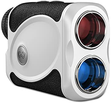 WOSPORTS Golf Rangefinder, 800/1200 Yards Laser Range Finder, High Precision Flag Lock with Pulse Vibration, Tournament Legal Rangefinder for Golfing and Hunting, Battery Included