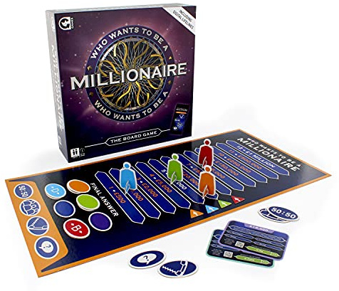 Ginger Fox Who Wants To Be A Millionaire Board Game 2021 Edition - Climb the money ladder to become a (virtual) millionaire!
