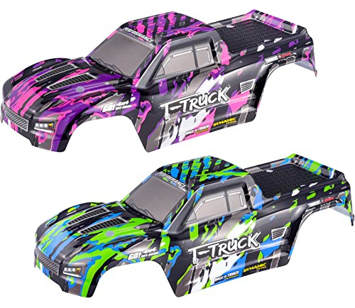 HAIBOXING Brushless RC Cars Spare Parts, Body Shell 2pcs Green and Purple Apply to 18859A(M1910 & M1909)