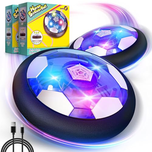 Hot Bee Hover Football Ball Boy Toys Rechargeable Hover Soccer Ball Indoor Gifts for 3 4 5 6 7 8+ Year Old Boys Girls Air Floating Hover Kickerball Kids Football Toys for Christmas, Birthday
