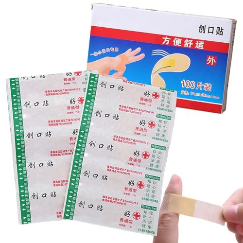 Bandages respirants pour blessures, bandages flexibles étanches | Pansements adhésifs extensibles, protection des plaies, bandages doux et confortables, 50/100 pièces pour premiers soins et soins médi