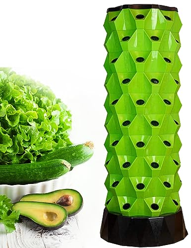 Torre hidropónica, Sistemas hidropónicos, jardín de Torre aeropónico, Sistema de Cultivo hidropónico para jardinería de Interior, Cultivo de Hierbas, Frutas y Verduras, para Amantes de la ja