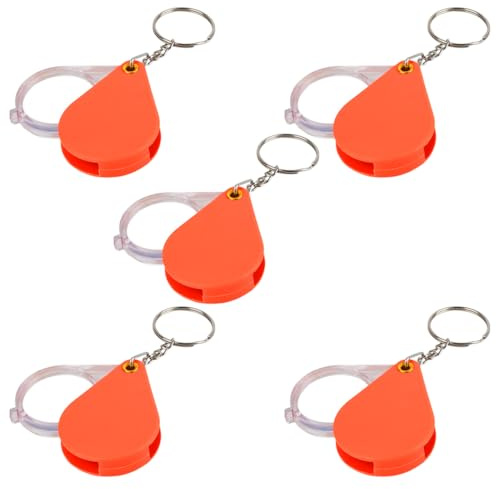 QEXUJOW Lupas para lectura,Lupa de 5 bolsillos, lupa de 10 aumentos, mini lupa, plegable para leer, lupa portátil