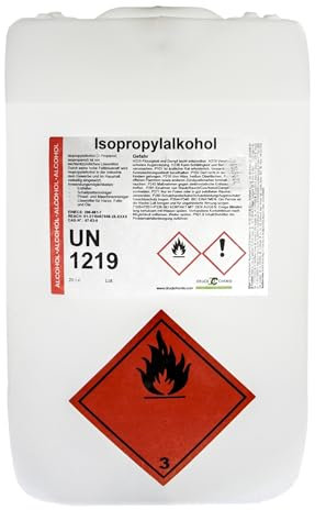 DC DruckChemie GmbH Isopropylalkohol, 10 Liter - Isopropanol 99,9% - Starker Reinigungsalkohol & Fettlöser - Frostschutzmittel