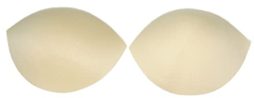 Paires de coussinets de soutien-gorge ou de bikini, rembourrage de soutien-gorge, coussin de soutien-gorge, rembourrage de bikini, (Beige1, L - 3 Pairs)