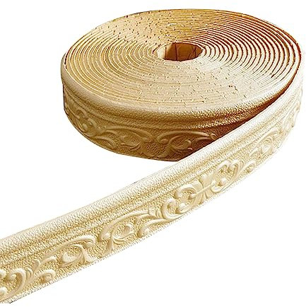 Borde De Papel Tapiz, Línea De Ajuste De Pared 3D, Líneas De Pared Decorativas Papel Tapiz 3D Línea De Ajuste De Pared Impermeable Borde De Borde Calcomanía De Pared Autoadhesiva Etiqueta De Azulejos