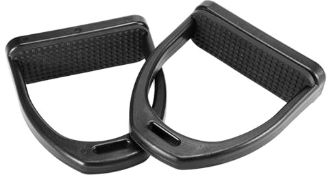 aqxreight 2 uds. Estribos para Montar a Caballo, Silla de Plástico para Caballo, Pedal Antideslizante para, Equipo de Seguridad Ecuestre Súper Ligero, Almohadilla Antideslizante Que Proporciona