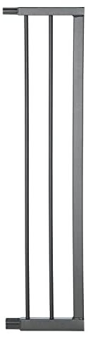 Geuther 0092VS+ Verlängerung Easylock Plus und Easylock Wood Plus Treppenschutzgitter Größe: 16 cm TÜV/GS zertifiziert Türgitter Steckverbindung einfache Montage Anthrazit