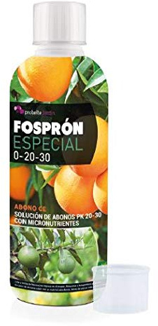 Probelte Jardín Fertilizante Engorde Frutos Fosprón Especial Abono PK 20-30 con Micronutrientes 500 CC