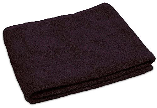 Lanudo® Luxus Handtuch 600g/m² Pure Line 50x100 cm mit Bordüre.100% feinste Frottier Baumwolle in höchster Qualität, Farbe: Violett/Lila/Bordeaux-Rot