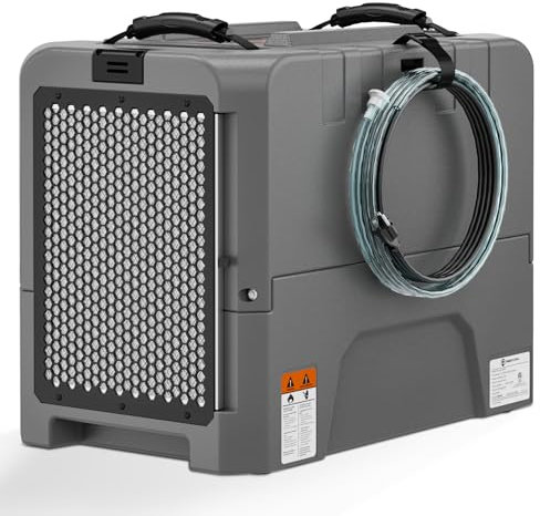 Abestorm LGR85 180 Pints Commercial Dehumidifier with Pump, Industrial Dehumidifiers for Basement Crawl Space Warehouse, Auto Defrosting, Memory Starting, 5 Years Limited Warranty