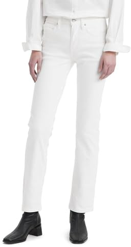 Levi's Damen 314 Shaping Straight Jeans, Soft Clean White, 30W / 30L