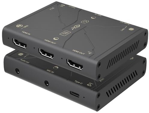 Gamorek 4K Video Capture Card, Stream and Record in 4K30 HDR10,1080P120 with Ultra-Low Latency on PS5,Pro, Xbox Series X/S, Xbox One X/S,Switch/OLED, Steam Deck,Camera in OBS and More