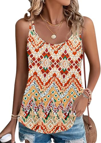 PLOKNRD Top sin Mangas para Damas Temporada de Verano con Tirantes Delgados Escote Redondo y Estilo de Camisa