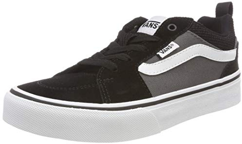 Vans Unisex Kinder Filmore Sneaker, Suede Canvas Black Pewter, 37 EU