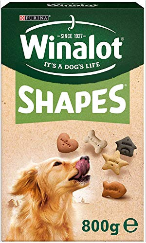 Winalot 3 x Shapes Dog Treat Biscuits, 800 g