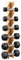 Sport-Tec Wandhalterung-Set inkl. Hex Kompakthanteln, 1-6 kg, 6 Stück