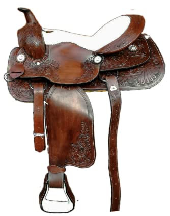 Esposita Westernsattel Set Texas Kids für Shetty und Pony, echtes Leder 13