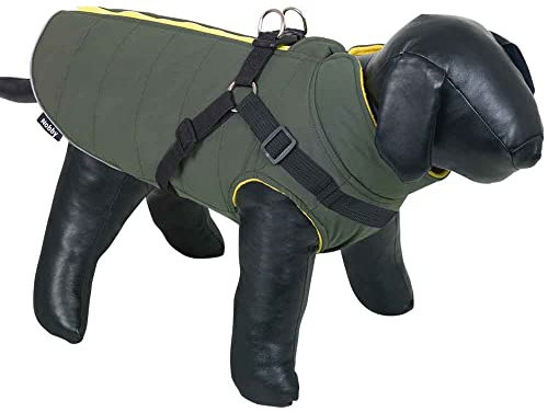 Nobby Hundemantel SOBAK 2 in 1, oliv-gelb, 32 cm, 1 Stück