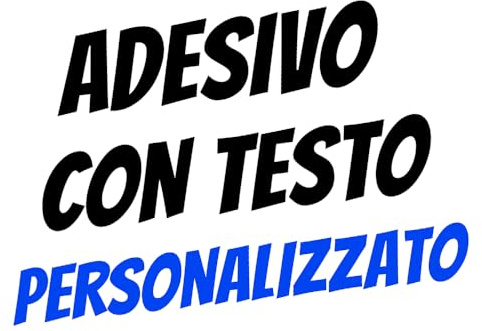 Adesivo Scritta Prespaziato Personalizzato Stile Racing con Nome Sticker Casco, Moto, Auto, Bici, Camper, Barca Tuning