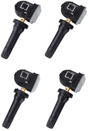 Surakey 4 unidades 2318530 Sensor de presión de neumáticos adecuado para Ford B-Max C-Max II Focus III TPMS con sistema de control de presión de neumáticos de 433 MHz, sensores RDKS 2036832 1862980