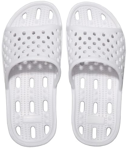 WOTTE Pantoufles de bain antidérapantes pour homme et femme - Séchage rapide - Unisexe - Tailles 36-44