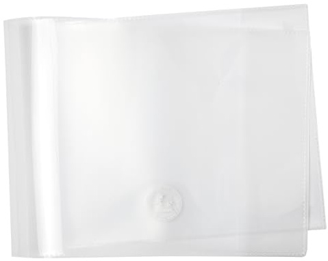 JOLLY Jollycover häftskydd A5 tvärgående, format i.1/s. 3, 10 stycken, extra stark, barnsäker, med ultraljudssvetsning, 160 µm polypropen, miljövänlig, transparent