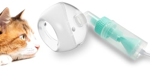 Lying Down Nebulizer Cup and Inhaler Mask for Cats and Small Dogs, Oxygen Mask for Pets (No Nebulizer Device)