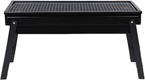 Parrillas de carbón Parrilla de barbacoa portátil plegable Horno de barbacoa al aire libre Carbón de leña Horno de carbón para el hogar Bandeja para hornear Un