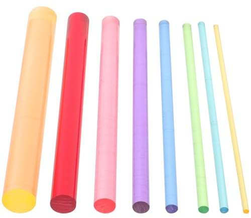 Set di Strumenti per Punteggiatura Mandala, 8 Bacchette Acriliche Colorate per Pittura, Strumenti Multiuso per Disegno, Ceramica E Fai da Te, Design Ergonomico per Una Presa Comoda
