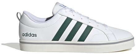 adidas Unisex VS Pace 2.0 Shoes, FTWR White/Collegiate Green/Glory Grey, 38 2/3 EU