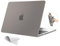 eleger Nicht-starre Hülle kompatibel mit MacBook Pro 13 Zoll M2 M1 A2338 A2251 A2289 A2159 A1989 A1708 A1706, Ausgabe 2022-2016, bruchsicher Case, matt schwarz