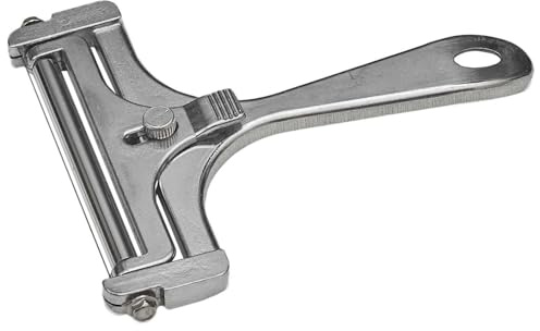 COOK CONCEPT - KD0009 Trancheuse Réglable pour Foie Gras et Fromage - Ustensile de Cuisine Ergonomique - Coupe Précise en INOX - Facile À Nettoyer - Taille Ajustable - Couleur Gris