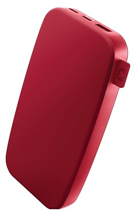 Fresh ‘n Rebel Powerbank - USB-C in & out - Fast Charge (20W) - 6 Safety Features - Portable external battery for iPhone and Android (Berry Red, 18000 mAh)