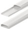 deleyCON Universal Kabelkanal Leitungskanal einfaches Verlegen von Kabeln und Leitungen Hochwertiges PVC Länge 50cm - Breite 6cm - Höhe 2cm - Weiß