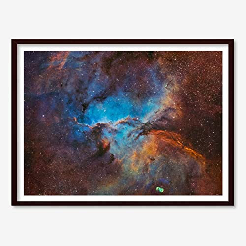 Astrography Posters printed The Creation of Cosmos - Wall Art Space Decor for Office, Living Room, Bedroom - Perfect as NASA and Astronomy themed Gifts (classic, 140 x 100 cm)