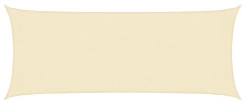 Bussandri Exclusive - Sonnensegel 160 g/m² Creme 2x5 m HDPE