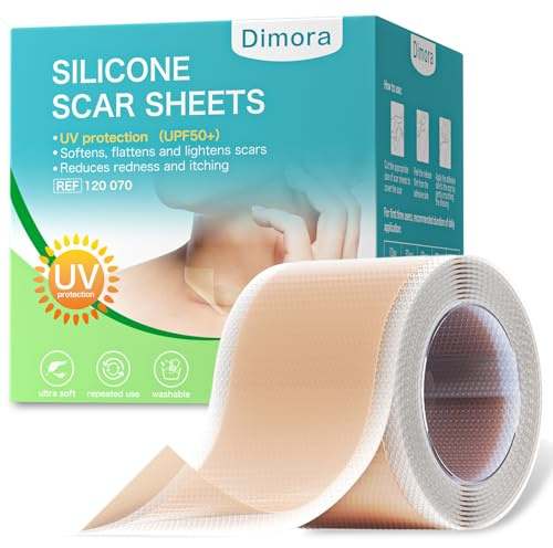 Dimora UPF50+ Silicone Scar Sheets, 1.6x78.7 Roll