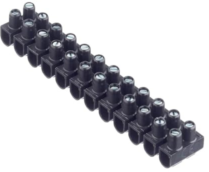 Velamp Mammut 12 morsetti - Per cavo sezione 10mm²- 10A - Nero