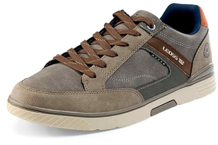 Uomo Ginnastica Sportiva Leggere Scarpe da Camminare Casual Jogging Classic Basse Business MU9568-9 (TAUP,43)