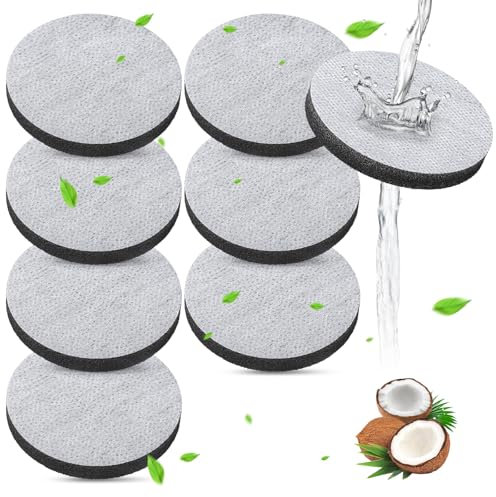 Paquete de 8 filtros de agua para botellas de filtro de agua Brita Fill & Go, jarras, discos de filtro de agua, reduce PFAS, cloro, micropartículas, otras sustancias que alteran el sabor en el agua
