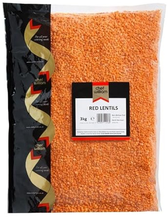 Chef William Red Lentils, 3kg