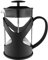 Café Olé XMP-03F Kaffeebereiter Kaffeepresse aus Kunststoff und Glas – Schwarz, Tamper aus Edelstahl, 350ML, für 3 Mokkatassen geeignet, 350 milliliters