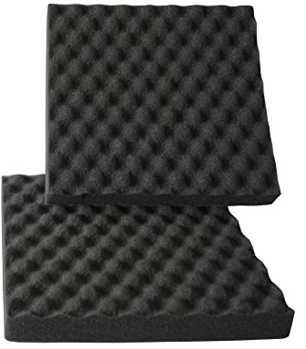 TROCELLEN Kit 7 Pannelli Fonoassorbenti Adesivi Bugnati 30x30 cm, Spessore 4 cm - Pennelli Insonorizzanti Pareti. Isolamento Acustico per Gaming, Studi Musicali, Smartworking