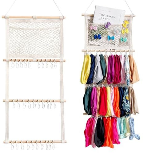 Umimiss Hair Accessories Organiser - Headband Holder, Nursery Furniture, Hair Clip Organiser For Baby Girl Nursery Decor, Hair Clip Storage Headband Storage, Kids Headband Holder Display Stand