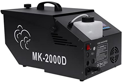 Máquina de humo baja DMX Stage Fogger 1200 W con mando a distancia inalámbrico DJ Mister Kool II