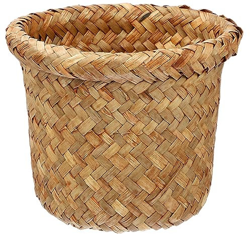 GALPADA Cubo De Basura De Algas Marinas Accesorio Hogar Cesto De Basura Doméstico Para Uso Diario Para Sala De Estar