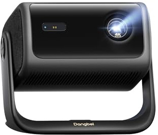 Dangbei MP1 MAX, Proyector 4K, 3100 Lúmenes ISO, 110% BT.2020, HDR10+, 3D, Dolby Audio, Pantalla de 300, Inclinación de 135°, 2 Altavoces de 12W