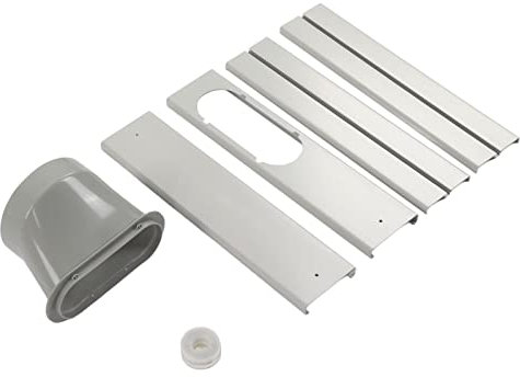 Thonlai Universal Portable Air Conditioner Accessories Window Kit, 150mm AC Unit Baffle, PVC Material, Easy Installation, Upgraded Seamless, Adjustable Sealing Plate Height