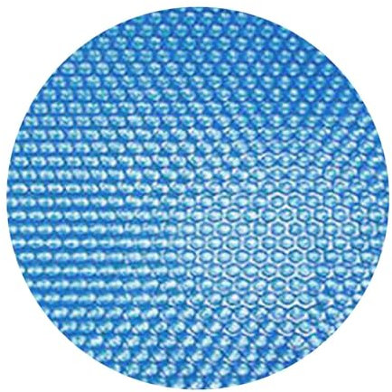 Krmoau Cubierta de Piscina Solar | Cubierta Aislante del Calor para Piscinas | Manta térmica de 8 pies con Burbujas de Aire en Forma de corazón, Piscina